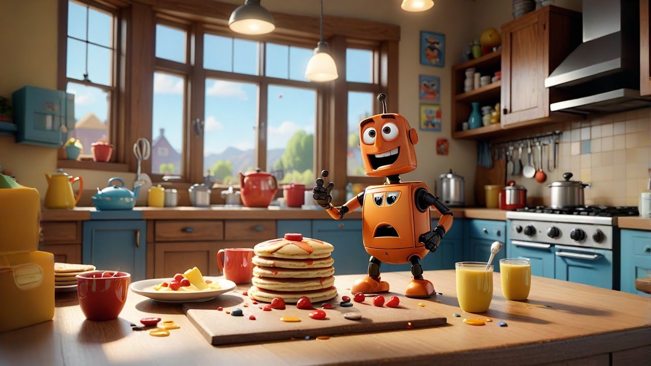 Help! My Robot’s Making Pancakes 🤖🥞 | Fun Kids Song | Preschool Learning Video