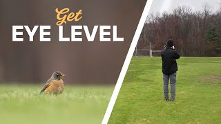 A SIMPLE trick to help make your subjects stand out in your photos | Get Eye Level | Tips Tuesday