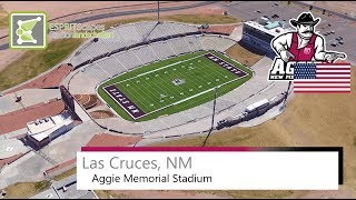 Aggie Memorial Stadium (Las Cruces) | New Mexico State Aggies | Google Earth 2016