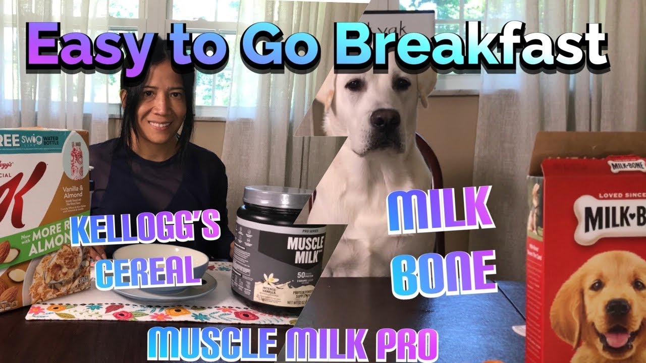 Easy Breakfast Kellogg’s Cereal & Muscle Milk best food recipe