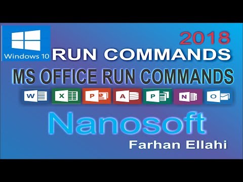 RUN COMMANDS 2018