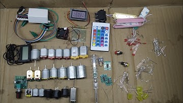 6 Min Mega DIY Motor Project: Motors, Sensors, LED Controller & Voltmeter Display!
