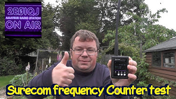 Surecom Frequency counter test