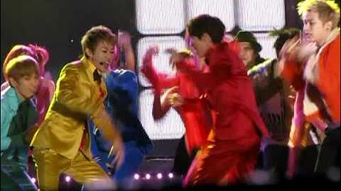 [Fancam]111231 MBC Gayo Daejun - OPPA OPPA Eunhyuk+Donghae, ft.Shinee - Key,Minho,Taimin