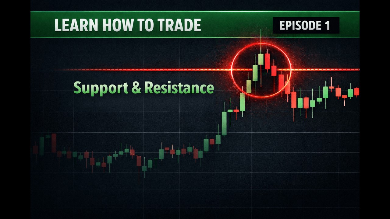 Learn How To Trade | Support and Resistance | Episode 1 - YouTube