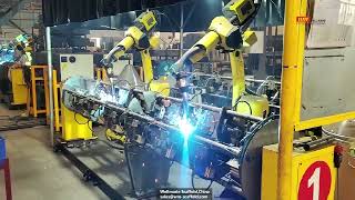 Kwikstage Scaffolding Standards Robot Manufacturing - Verticals of the Kstage(Kwik Stage) System