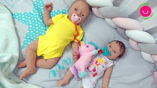 Rutina De Dos Bebés Reborns De Silicona - Anuk Y Anisa