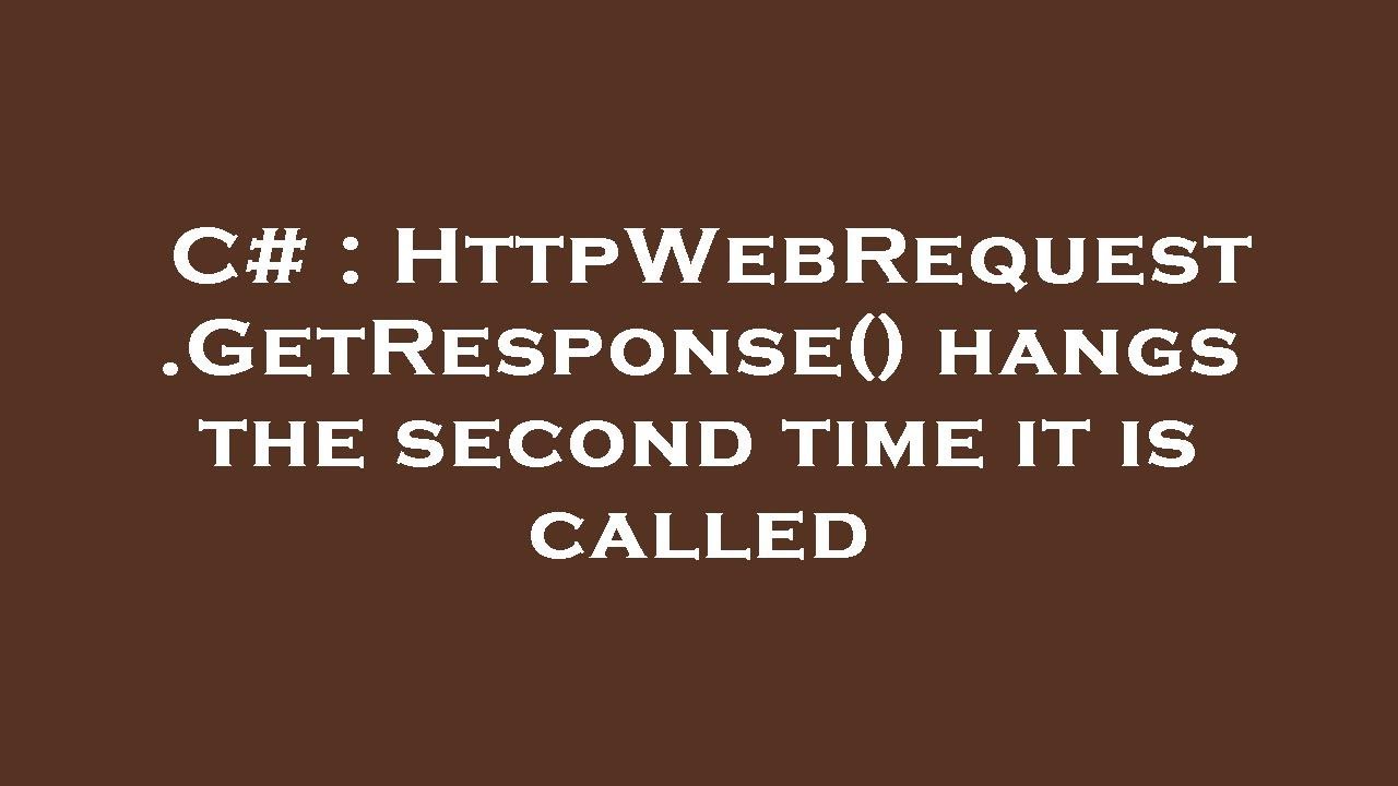 Httpwebrequest _ Webrequest : C# HTTPクライアントまとめ #C# – EKOTG