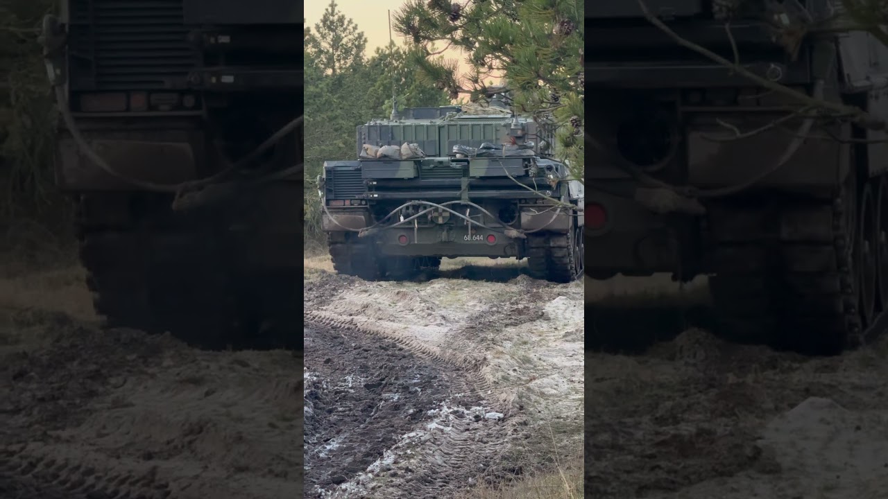 Leopard 2A7 engine sound 1500 hp 