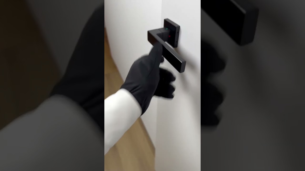 Schwarze eckige Türdrücker online bestellen 