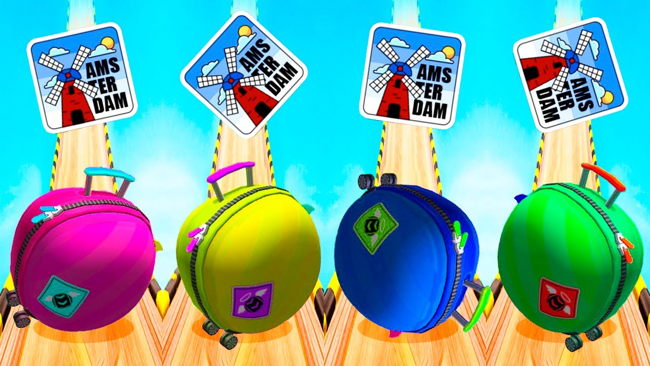 Going Balls - 4 Color Bag Balls in New Road Trip🌿AMSTERDAM! Update Race-539