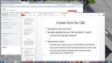 Expressway Setup Training Part 2