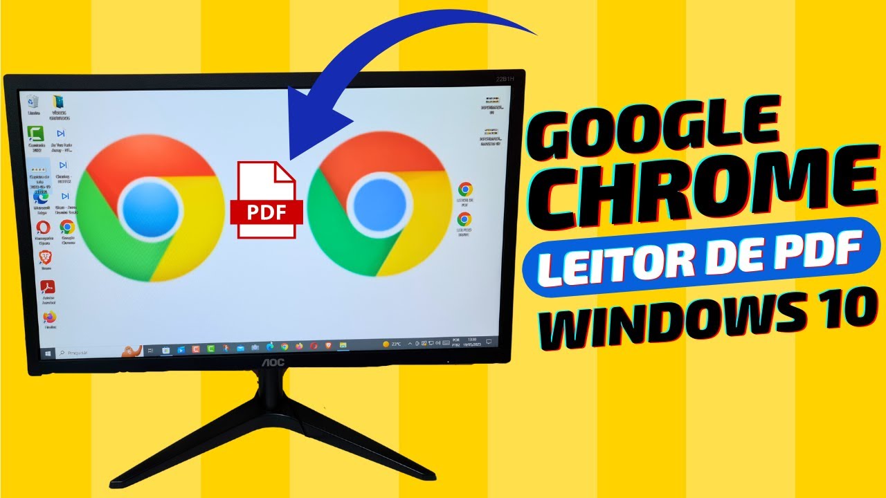 (WINDOWS 10) DEFININDO O NAVEGADOR GOOGLE CHROME COMO LEITOR DE PDF