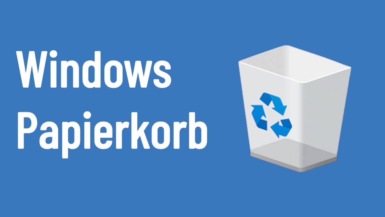 Papierkorb Lässt Sich Nicht Leeren Windows 7 www.youtube.com