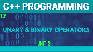 Unary and Binary Operators in C++( Urdu/Hindi)