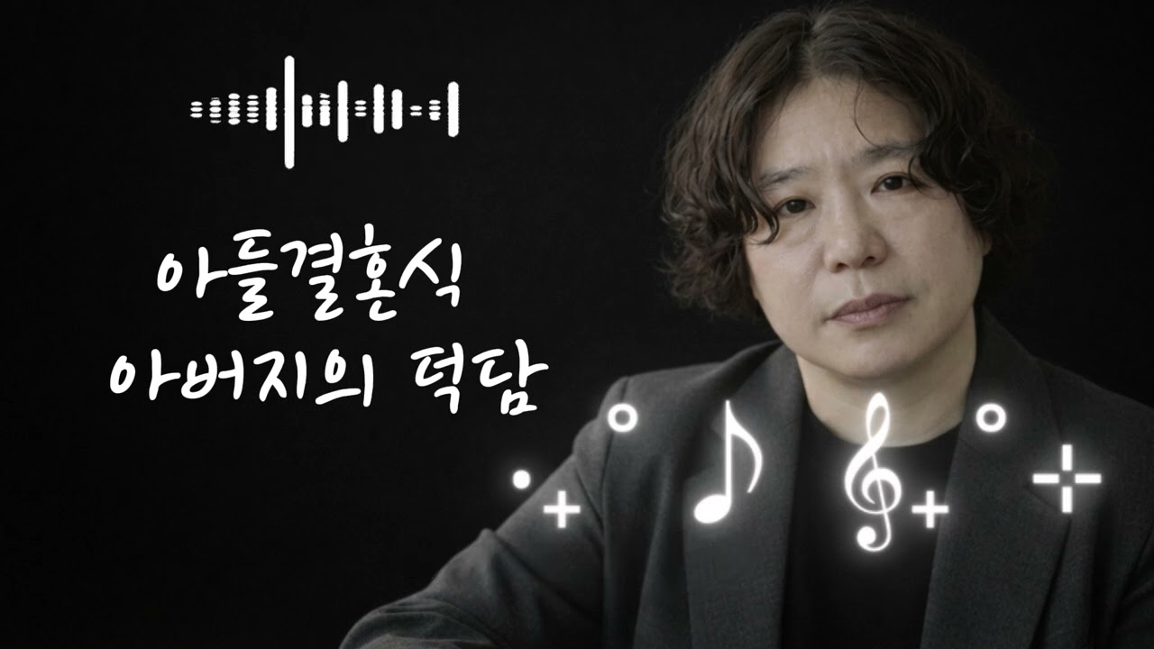 🎧아들결혼식 아버지의 덕담  💐  father's words of blessing at his son's wedding
