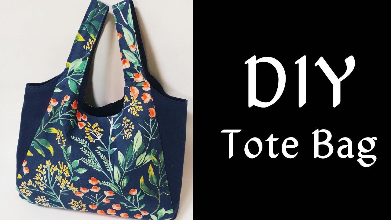 How to make a Tote Bag / how to make a tote bag with lining - YouTube