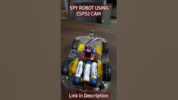 Spy Robot Project using ESP32 CAM #shortsvideoviral #robot #robotics #diyprojects #esp32cam