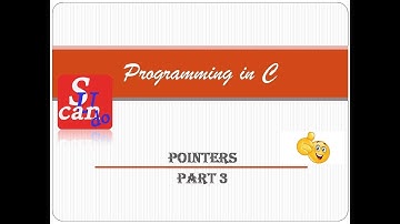 Pointers in C - Part 3 - Dynamic Memory Allocation [Malayalam] EST 102 Programming in C