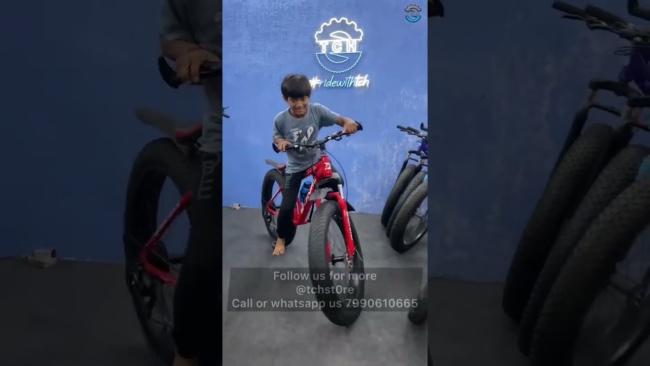 Happy Kid From Ahmedabad | Dinos Fat Bike | Imported 21 Shimano Gear Bicycle | TCH Store 