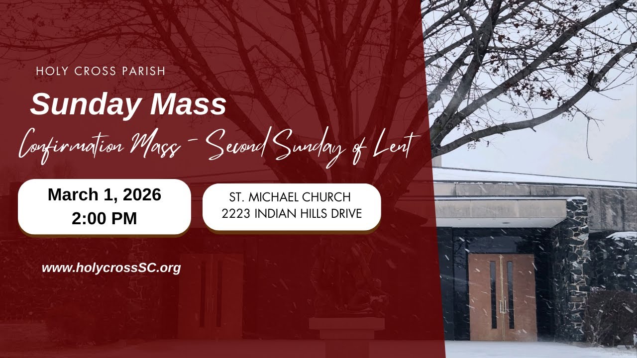 Confirmation Mass 2026 - March 1