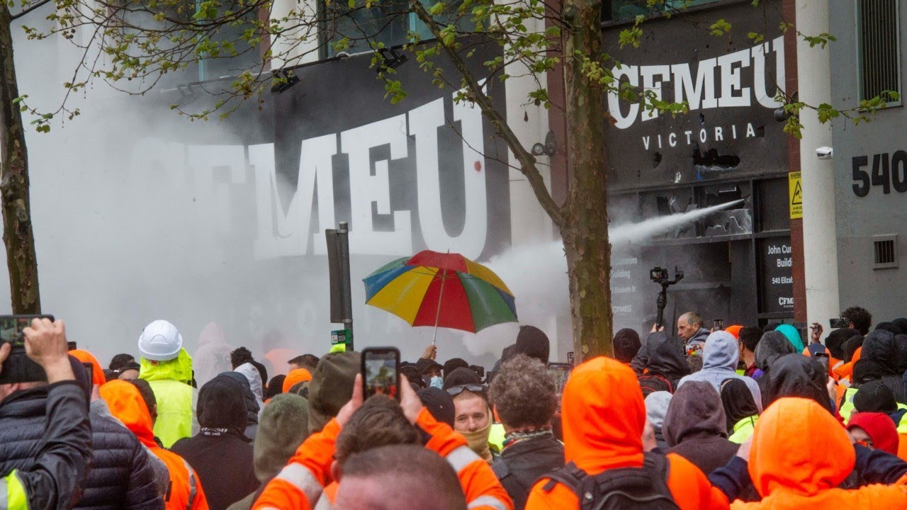 Melbourne Protests A complete Chaotic Mess YouTube