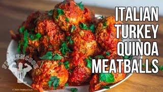 If you love italian food like i do, then you’ll appreciate this
recipe. just eat these quinoa stuffed turkey meatballs by themselves
or julienne a zucchini a...