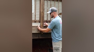 4 Issues with installing rail posts on the outside of your deck