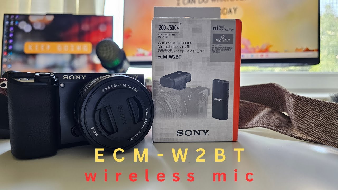 SONY Wireless Microphone ECM W2BT-Unboxing - YouTube