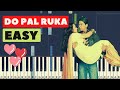Do Pal Ruka Piano Tutorial With Chords Veer Zaara Song Easy To Learn Do Pal Ruka Piano Tutorial With Chords Veer Zaara Song Easy To Learn