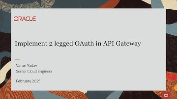 How to Implement 2 legged OAuth in API Gateway
