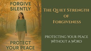 Silent Forgiveness: Let Go Without Closure & Heal Deeply | Protect Your Peace | Healing Hearts