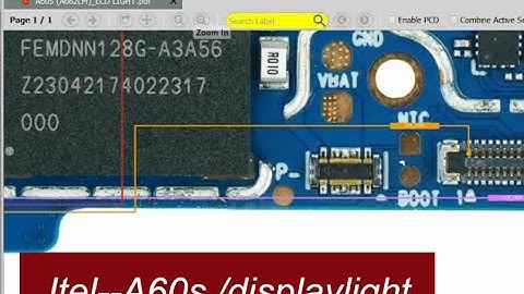 itel a60s display light solution