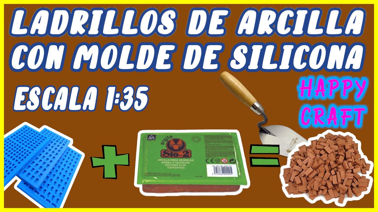 Como hacer moldes para mini ladrillos /como hacer mini ladrillos 