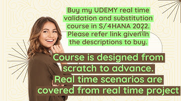 Realtime SAP Validation & Substitutions, SAP FICO, S/4 HANA, SAP HANA, SAP FICO HANA, FICO, Tickets