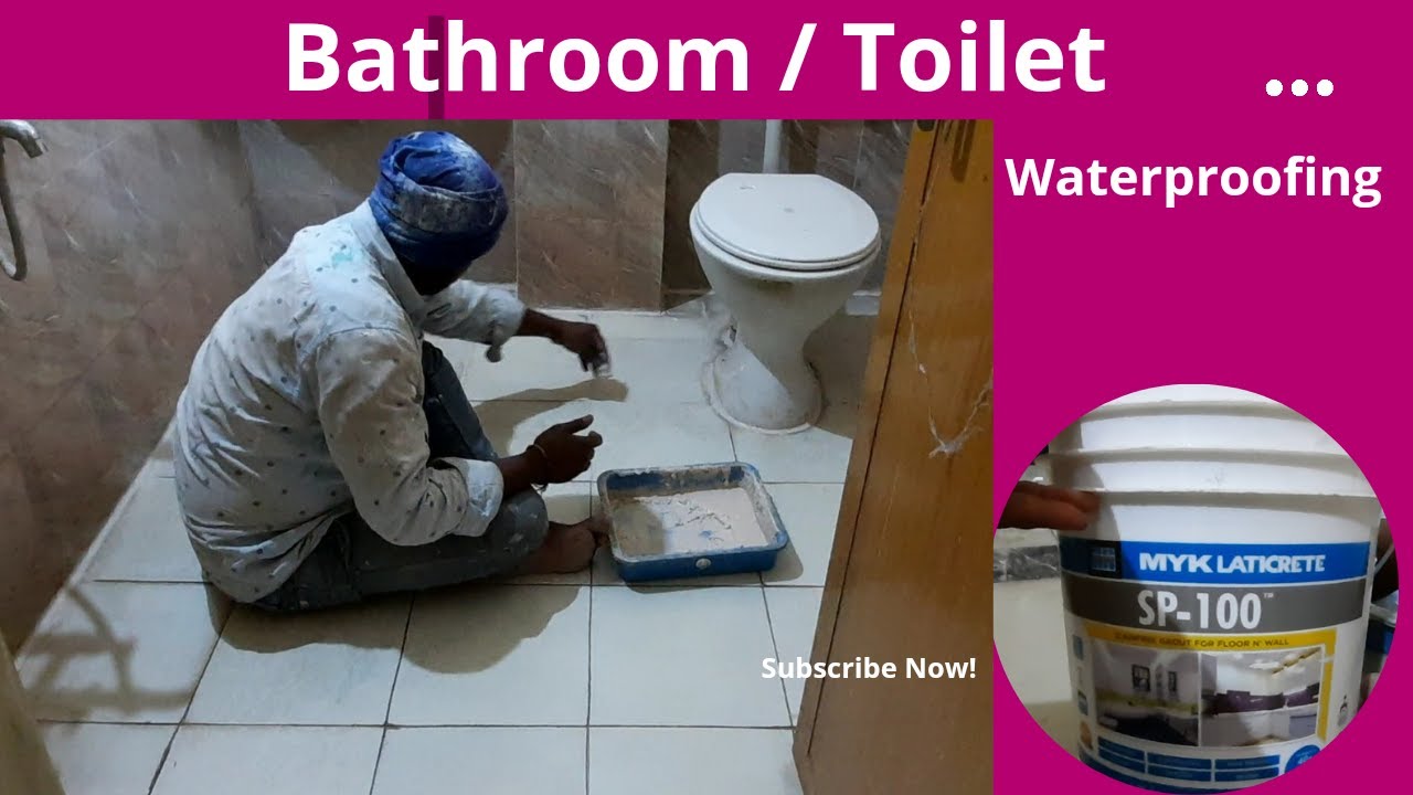 Laticrete SP-100 | Toilet Waterproofing | Omkar Building Services | Tile joints Epoxy