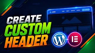How to Create Custom Header in Elementor Hindi | Full Responsive Header in Elementor