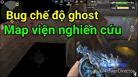 [CF legends/CF mobile VN] cách Bug Map viện nghiên cứu - chế độ ghost
