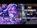 Past Fatui Harbingers react to HSR Castorice || Full story||Gacha Club (Demigod of death)