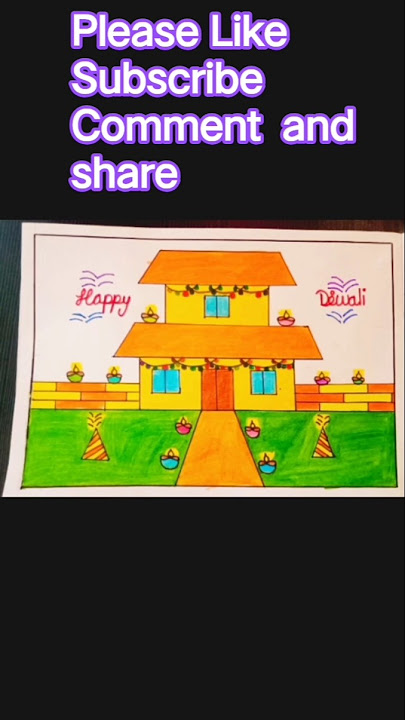 🧨Diwali🪔Drawing🥰Please Like Subscribe Comment and Share🙏🏻🥺🥺
