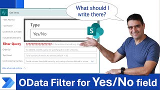 How to filter yes no field in flow Get Items (Power Automate)