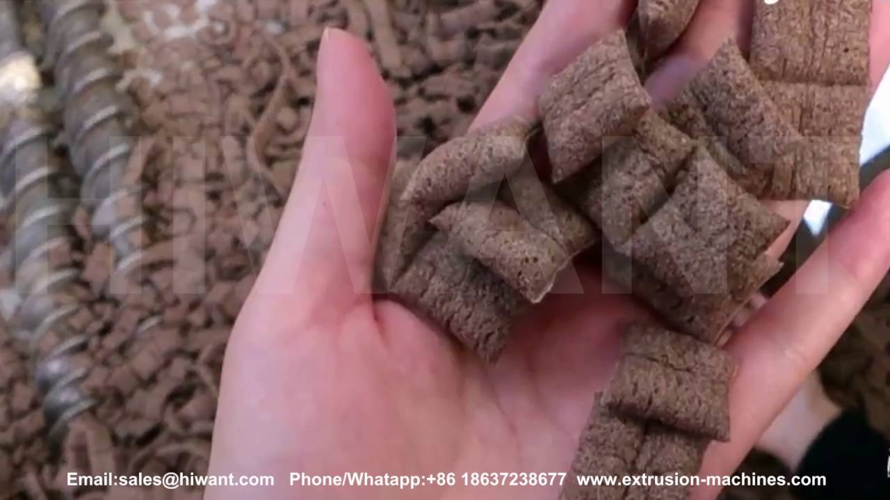 Sugar Chocolate Fruit Jam Filled Puffed Corn Snack Processing Line -- Extruder Machine Technology