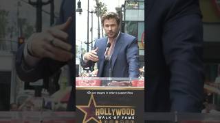 Chris Hemsworth gushes over his wife during his Walk of Fame speech 😍