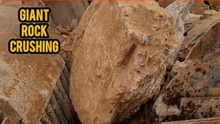Rock & Roll | Extreme Level of Crushing | Satisfying Stone Crushing | Rock Crusher in Action