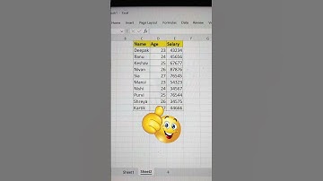 Highlight Records Based On Age In Excel 💯 | Excel Tips And Tricks 🔥 #shorts #interview #bytetech