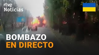 GUERRA UCRANIA: Un MISIL RUSO alcanza una CARRETERA de DNIPRO y deja 14 HERIDOS | RTVE Noticias