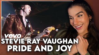 I LOVE HIS VOICE!!! First Time Reaction to Stevie Ray Vaughan - "Pride And Joy"