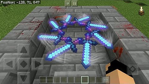 MCPE 1.2 How To Make Realistic Over Power Spinning Blade | Command Block Creation