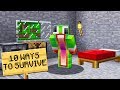 10 WAYS TO SURVIVE IN MINECRAFT!