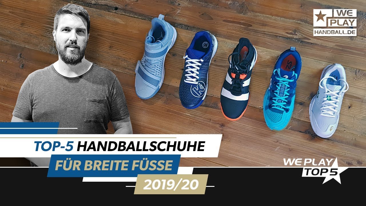 Top-5 Handballschuhe für breite Füße